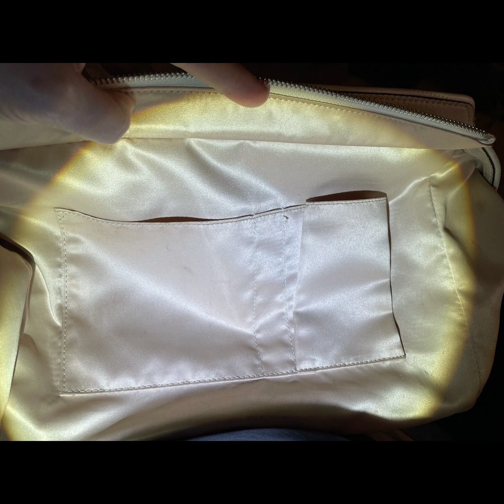 Coach’s White Laser Cut Leather Shoulder Bag - Picture 12 of 13